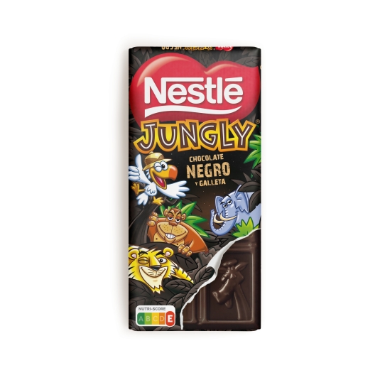 CHOCOLATE JUNGLY NEGRO NESTLE 125G