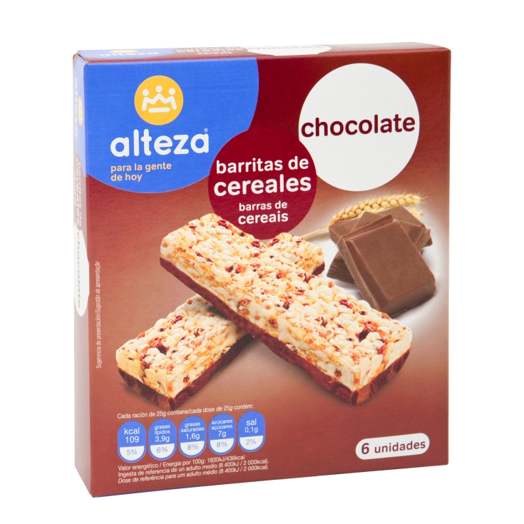 BARRITA CEREAL MUESLI C/CHOCOLATE ALTEZA