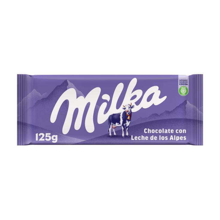 CHOCOLATE LECHE MIKA 125G