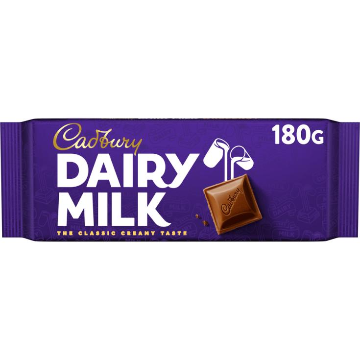 CHOCOLATE DAIRY MILK CADBURY 180G