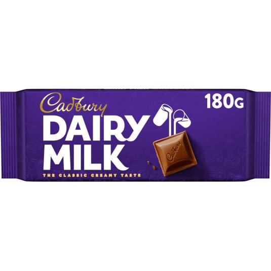 CHOCOLATE DAIRY MILK CADBURY 180G