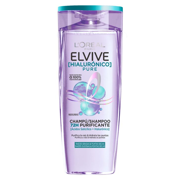 CHAMPU HIALURONICO PURE ELVIVE 380ML