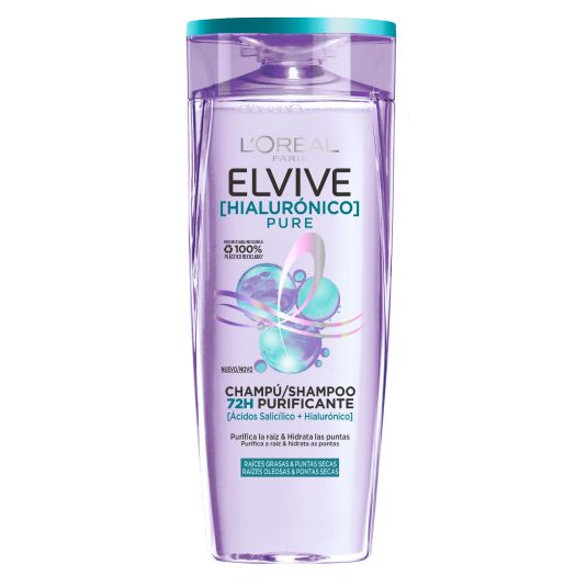 CHAMPU HIALURONICO PURE ELVIVE 380ML