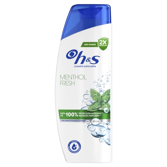 CHAMPU MENTHOL H&S 330ML