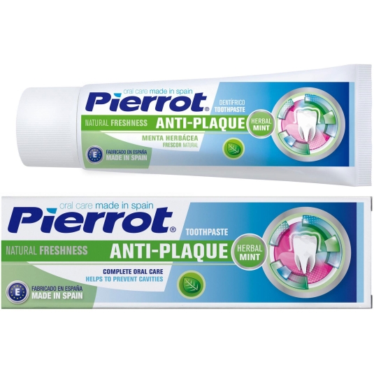 CREMA DENTAL ANTI-PLACAS PIERROT 75ML