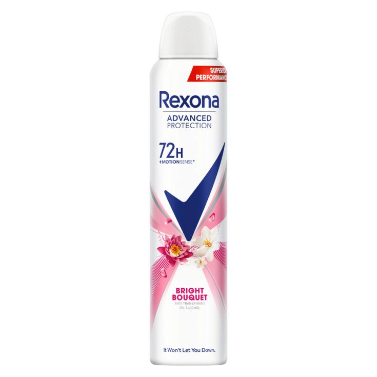 DEO.REXONA ADV.72 H. BRIGHT BOUQUET 200M