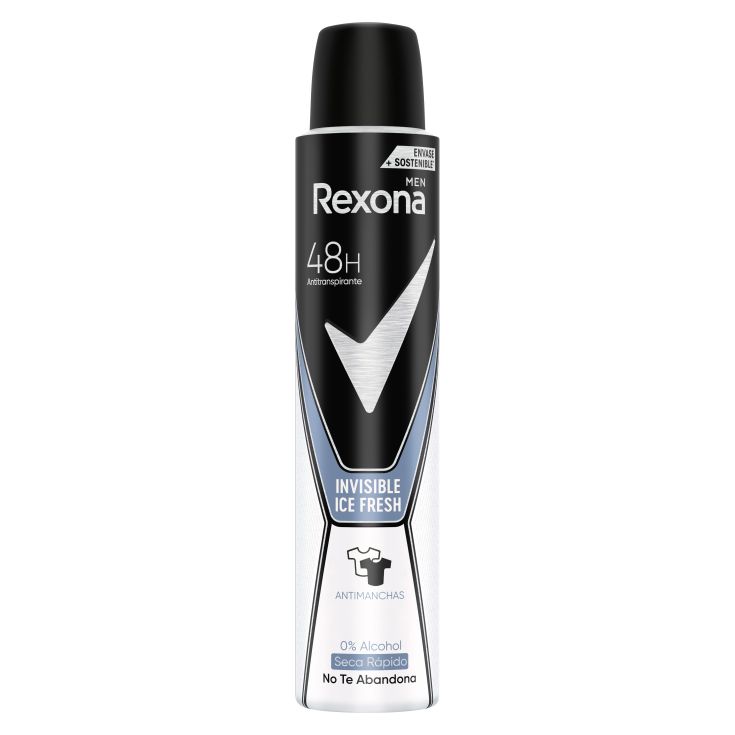 DEO.REXONA 48 H INVISIBLE ICE MEN 200ML