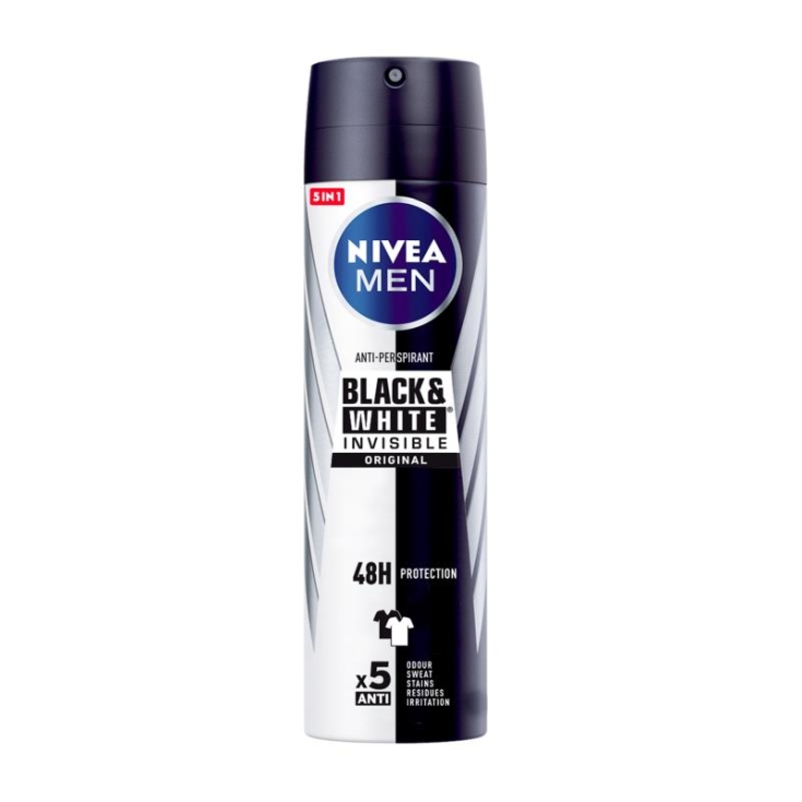 DEO.NIVEA MEN BLACK&WHITE 48 H SPRAY 200