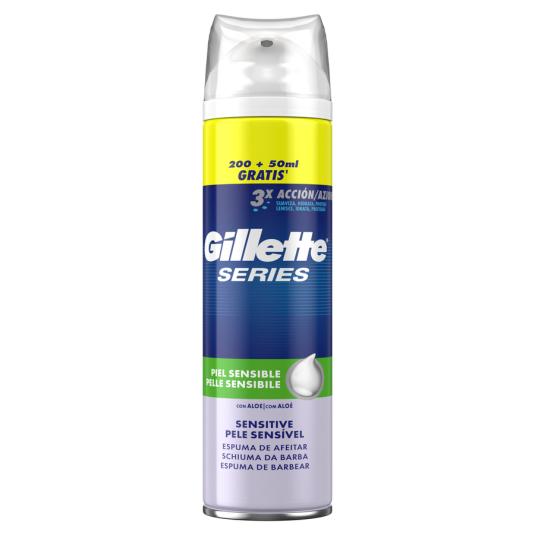 ESPUMA GILLETTE P.SENSIBLE 200+50ML