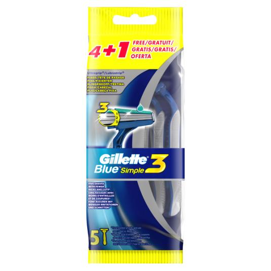 GILLETTE BLUE3 DESECH 4+1 UDS