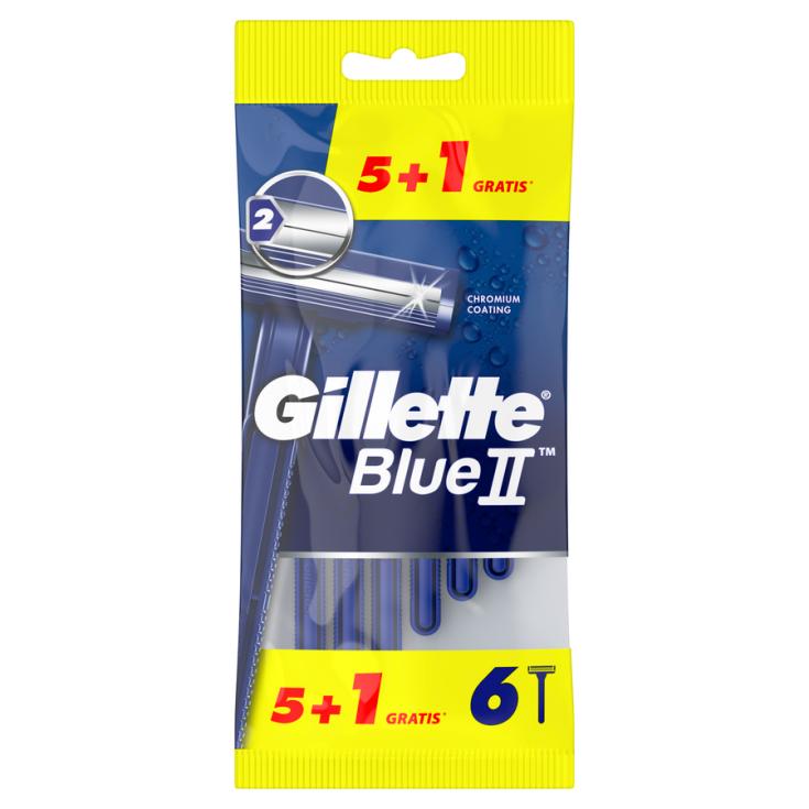 MAQU.GILLETTE BLUE II FIJA 5+1 UDS