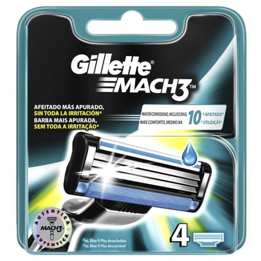 RECAMBIO GILLETTE MACH-3 4U