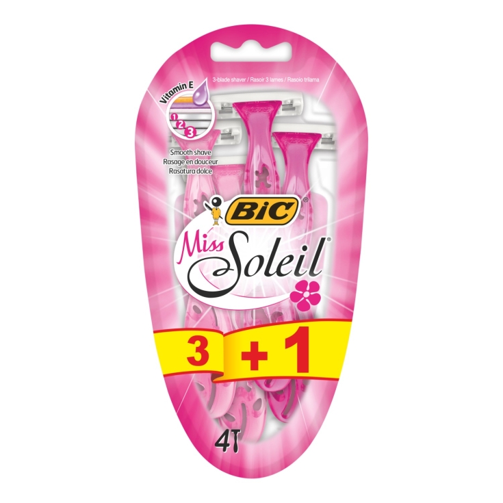 MAQUINILLA BIC MISS SOLEIL 3+1