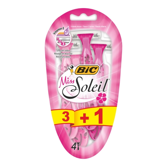 MAQUINILLA BIC MISS SOLEIL 3+1