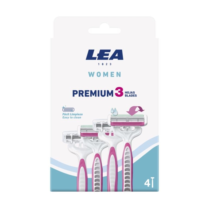 MAQUINILLA DEPILAR LEA MUJER 3 HOJAS 4U