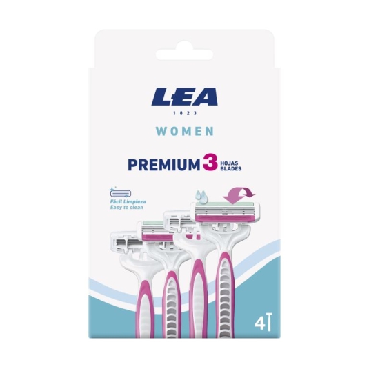 MAQUINILLA DEPILAR LEA MUJER 3 HOJAS 4U