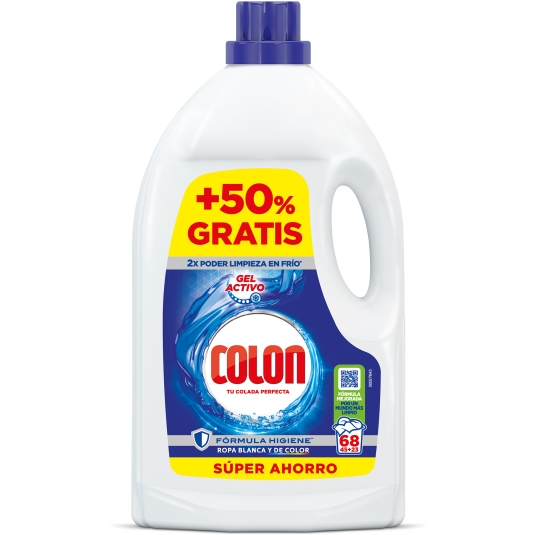 DET.GEL AZUL COLON 45D+50%