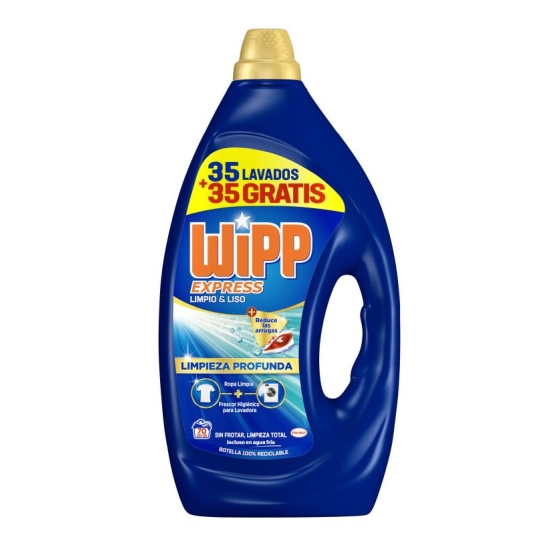 DET.LIQUIDO GEL AZUL WIPP 35+35D