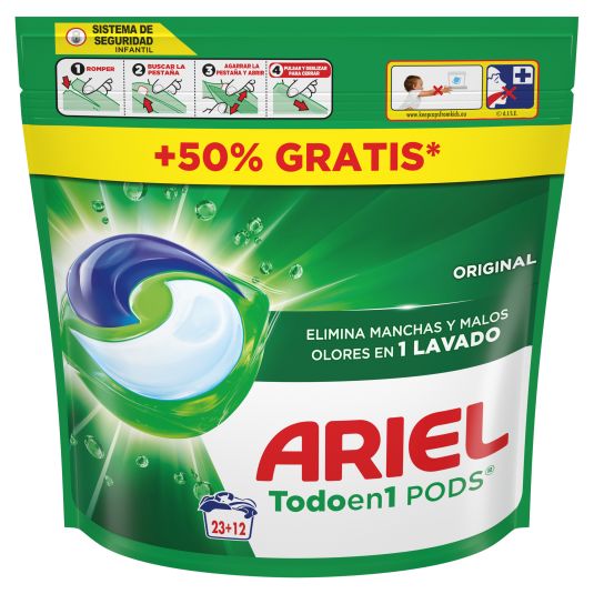 DET.CAPSULAS PODS ORIGINAL ARIEL 23+12