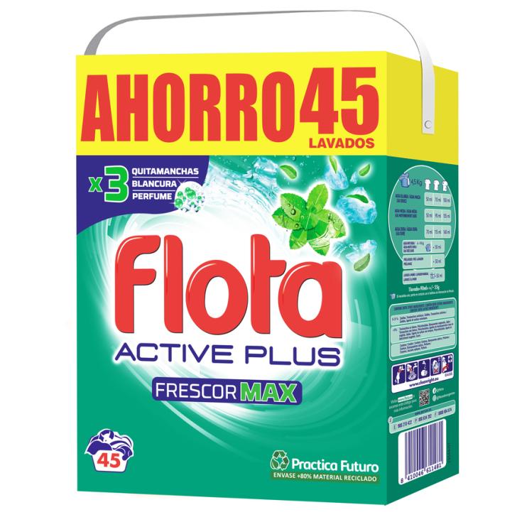 DETERGENTE POLVO FLOTA FRESCOR 45D