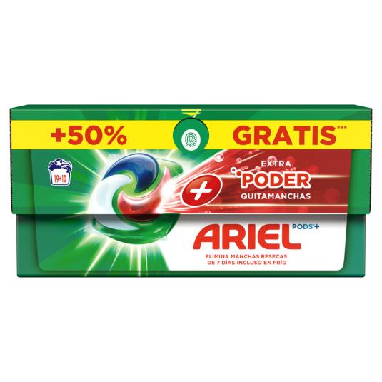 DET.CAPSULAS EXTRA PODER ARIEL PODS 19+7