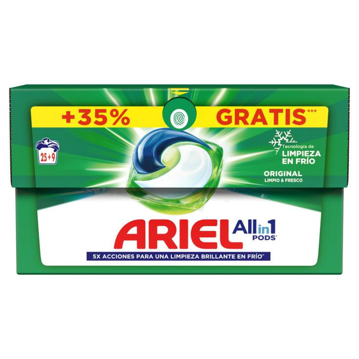 Ariel Pods Sensaciones detergente 21 cápsulas