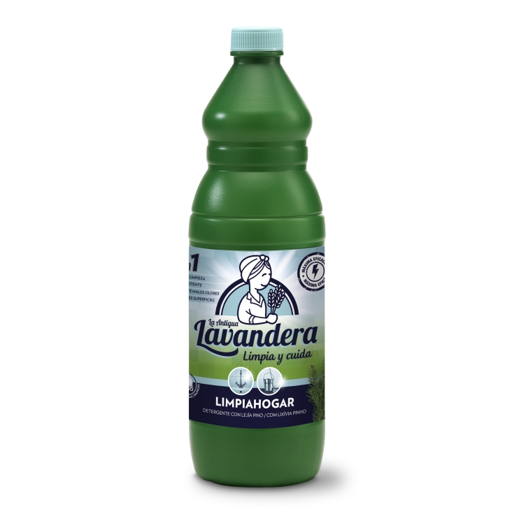 Lejía con detergente pino 1,5L Estrella – Distribuciones Claudia