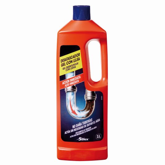 DESATASCADOR TUBERIAS GEL SELEX 1L