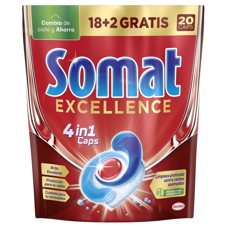 DET.EXCELLENCE 4 EN 1 SOMAT 18+2CAP