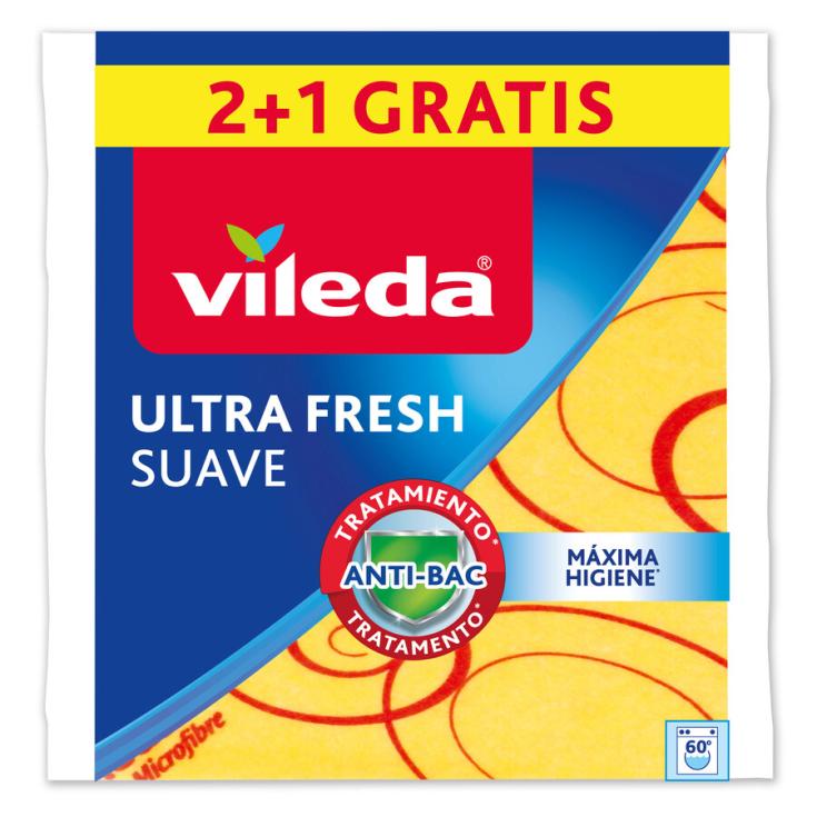 BAYETA SUAVE VILEDA 2+1 GRATIS