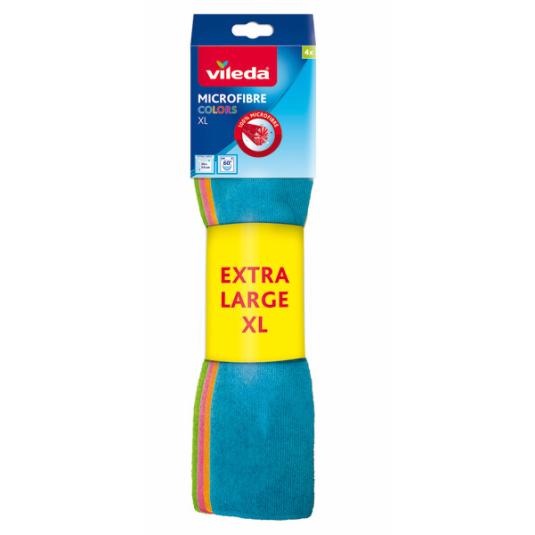 BAYETA MICROFIBRA COLORS XL VILEDA 3+1