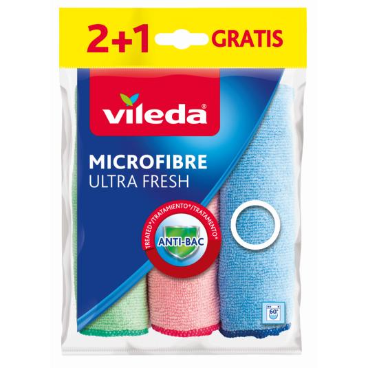 BAYETA MICROFIBRA ULTRA VILEDA 2+1