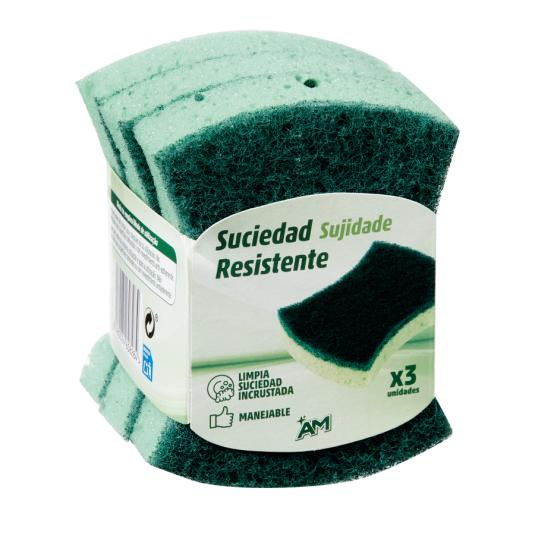 ESTROPAJO SUCIEDAD RESIST.ERGO AM P-3