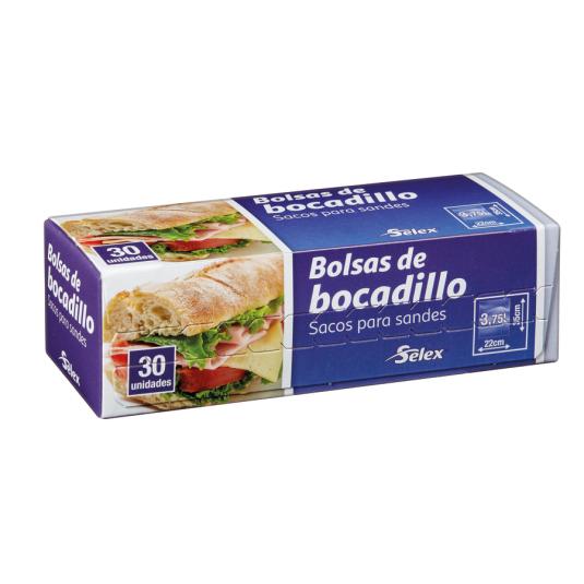 BOLSA BOCADILLO SELEX 30U