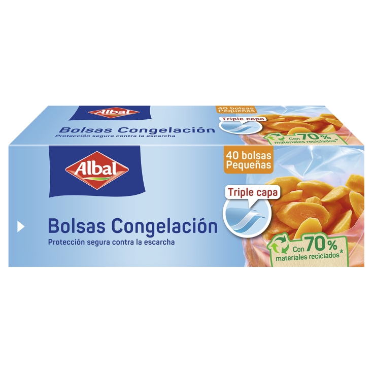 BOLSAS CONGELACION ALBAL 50U - Supermercados Ruiz Galan
