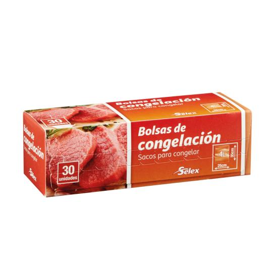 BOLSA CONGELACION SELEX 30U