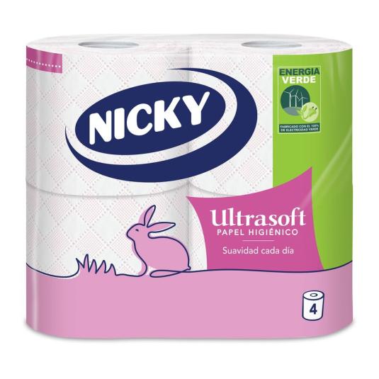 HIGIENICO 2 CAPAS ULTRASOFT NICKY P-4