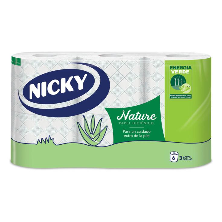 HIGIENICO 3 CAPAS NATURE NICKY P-6