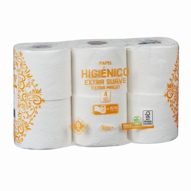 HIGIENICO EXTRASUAVE 4C SELEX P-6