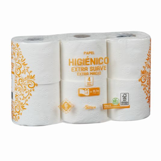HIGIENICO EXTRASUAVE 4C SELEX P-6