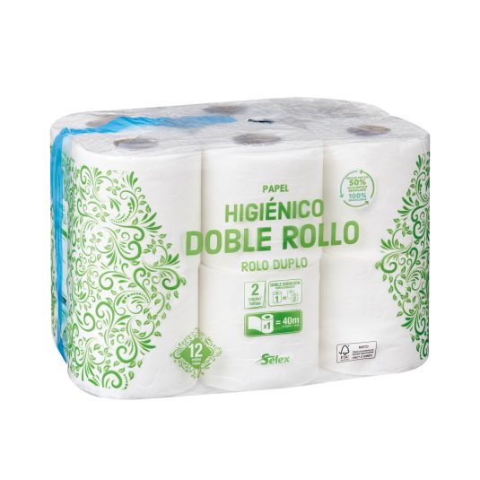 HIGIENICO 2 C/ DOBLE ROLLO P-12 SELEX