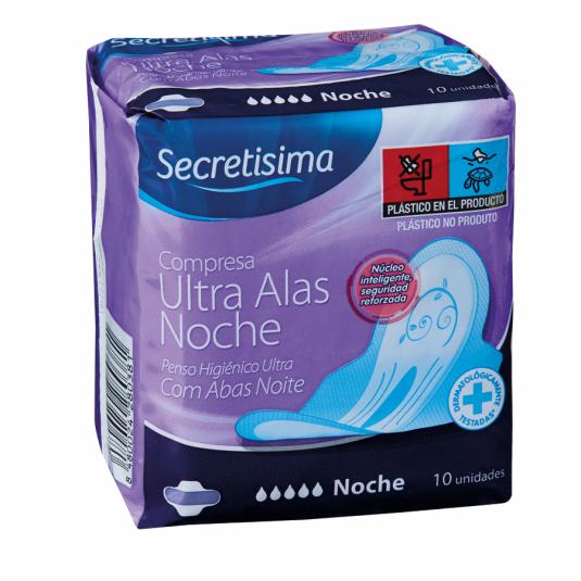 COMPR.ULTRA NOCHE C/ALAS SECRETISIMA 10U