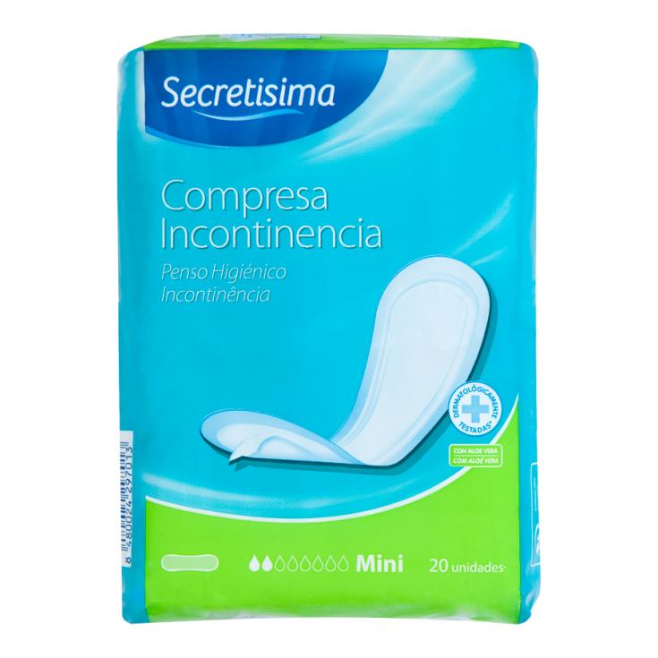 COMP.INCONTINENCIA MINI SECRETISIMA 20U