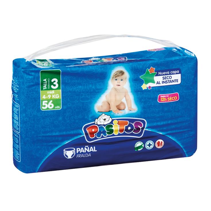 PAÑAL PASITOS T3 56U