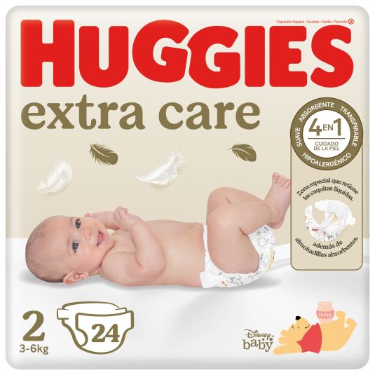 PAÑAL HUGGIES T2 (3-6K) 24U