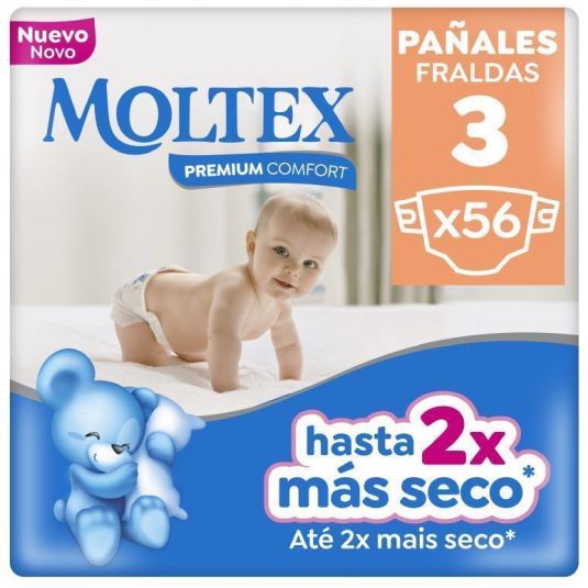 PAÑAL MOLTEX T3 56U