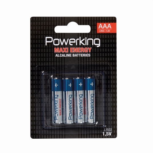 PILA ALC.POWERKING LR03 BLISTER 4 UDES