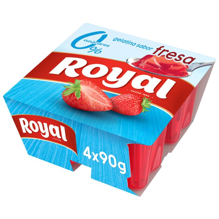 GELATINA FRESA 0% ROYAL 4U