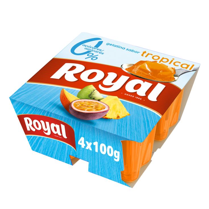 GELATINA TROPICAL 0% ROYAL 4U