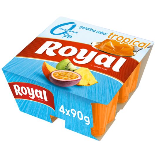 GELATINA TROPICAL 0% ROYAL 4U